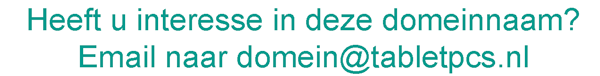 tabletpcs domein te koop